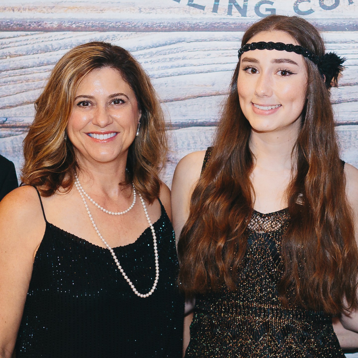 a couple of people posing for the camera